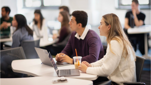 Students in class.